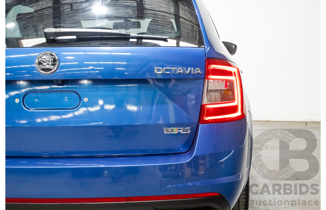 06/2015 Skoda Octavia RS 162 TSI NE MY15 4d Wagon Race Blue Metallic Turbo 2.0L