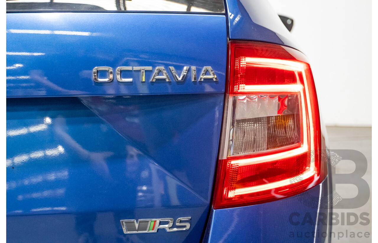 06/2015 Skoda Octavia RS 162 TSI NE MY15 4d Wagon Race Blue Metallic Turbo 2.0L