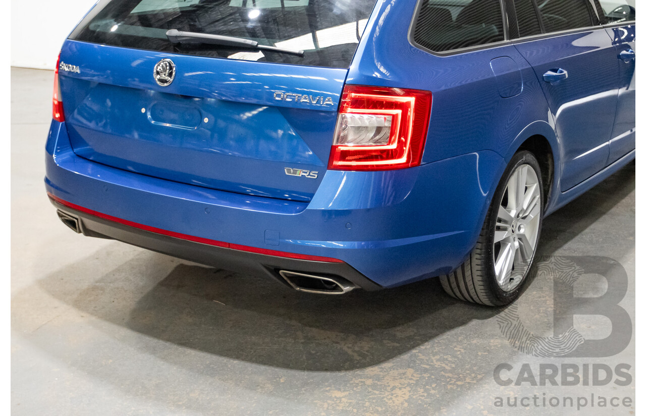 06/2015 Skoda Octavia RS 162 TSI NE MY15 4d Wagon Race Blue Metallic Turbo 2.0L