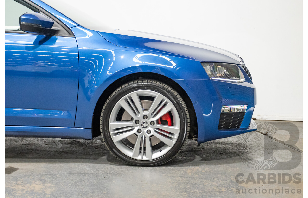 06/2015 Skoda Octavia RS 162 TSI NE MY15 4d Wagon Race Blue Metallic Turbo 2.0L