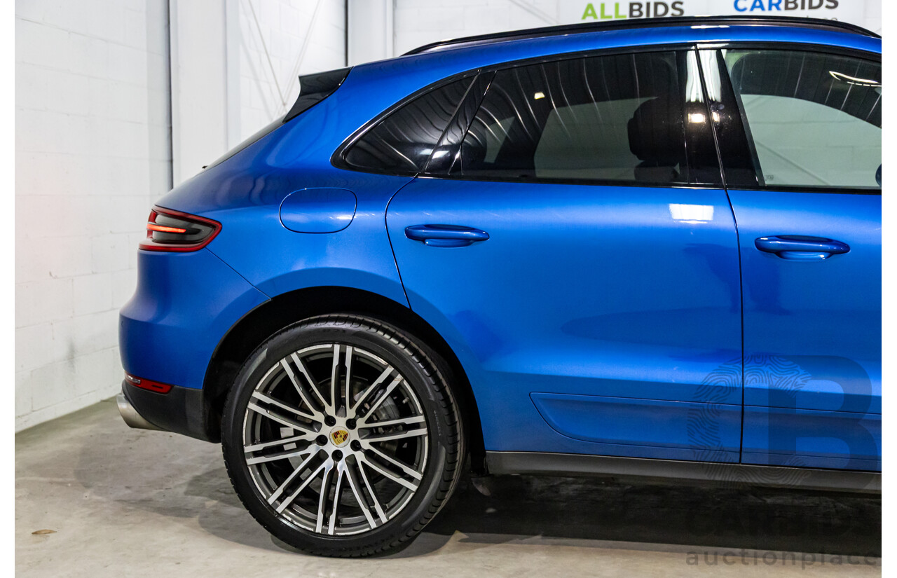 01/2016 Porsche Macan S Diesel (AWD) MY16 4d Wagon Sapphire Blue Metallic Turbo Diesel 3.0L
