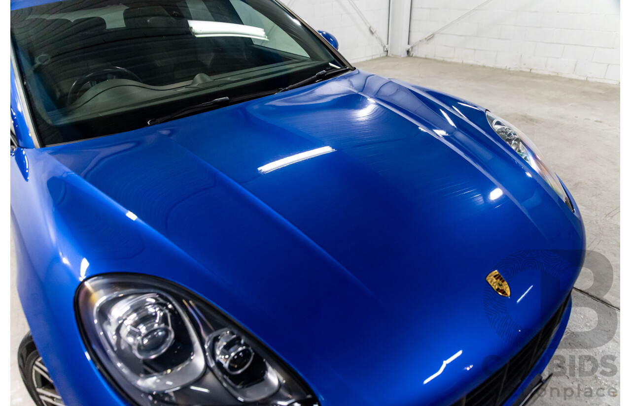 01/2016 Porsche Macan S Diesel (AWD) MY16 4d Wagon Sapphire Blue Metallic Turbo Diesel 3.0L
