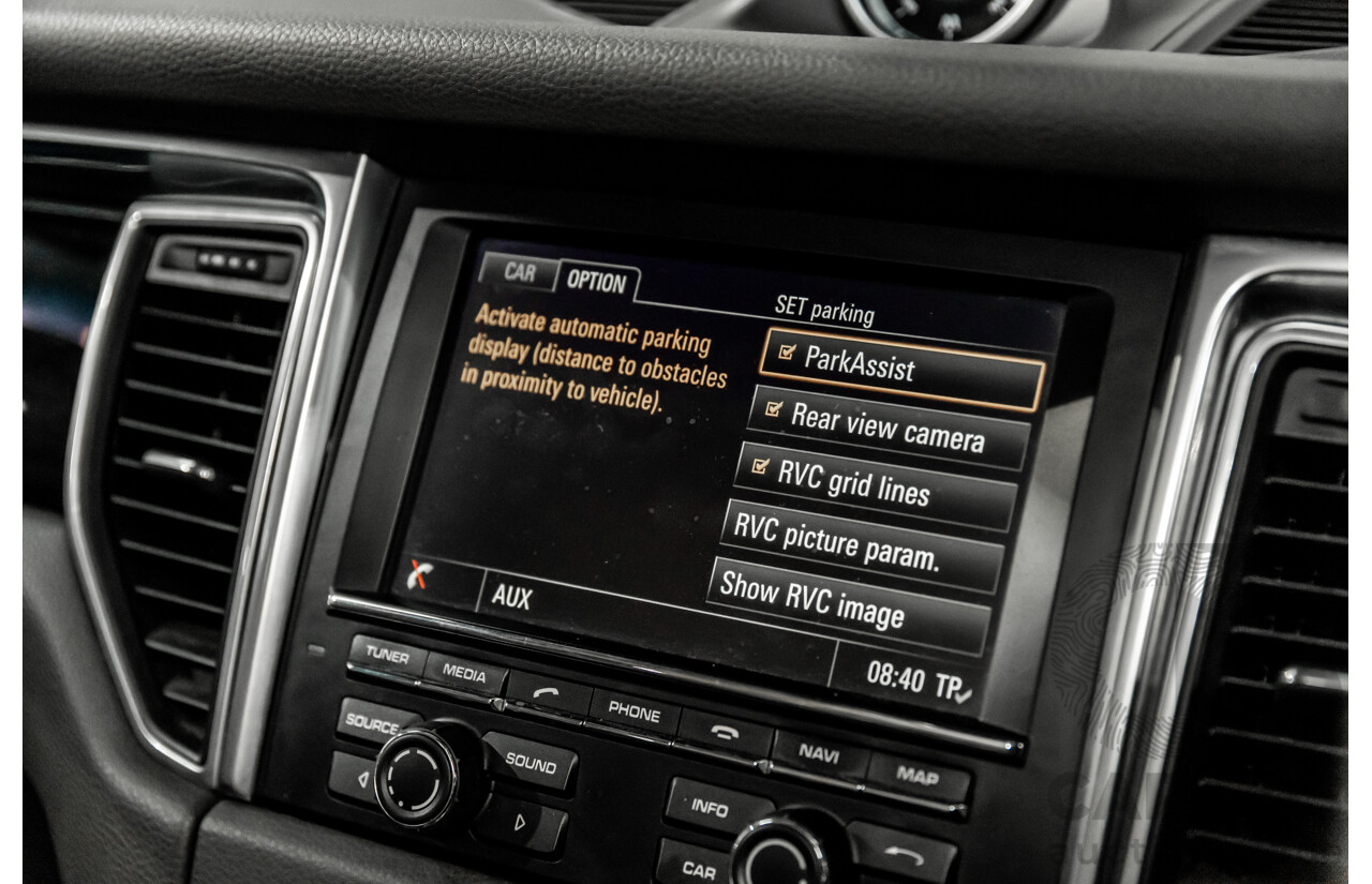 01/2016 Porsche Macan S Diesel (AWD) MY16 4d Wagon Sapphire Blue Metallic Turbo Diesel 3.0L