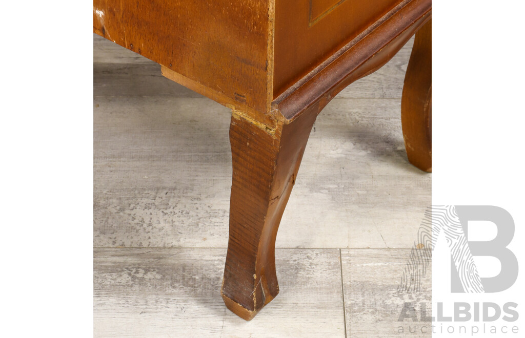 Reproduction French Style Three Drawer Bureau