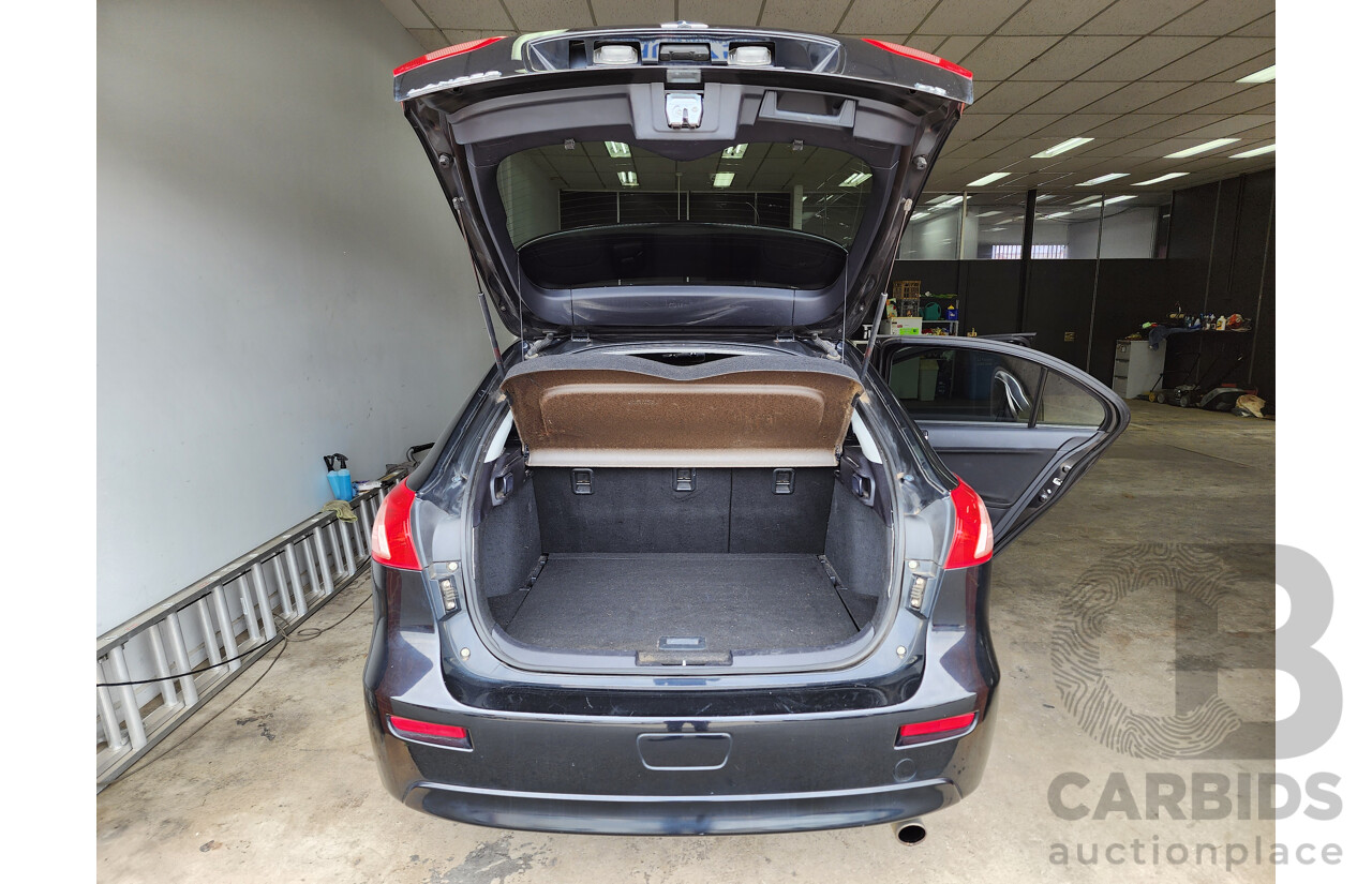 6/2011 Mitsubishi Lancer VR Sportback CJ MY10 5d Hatchback Black 2.0L