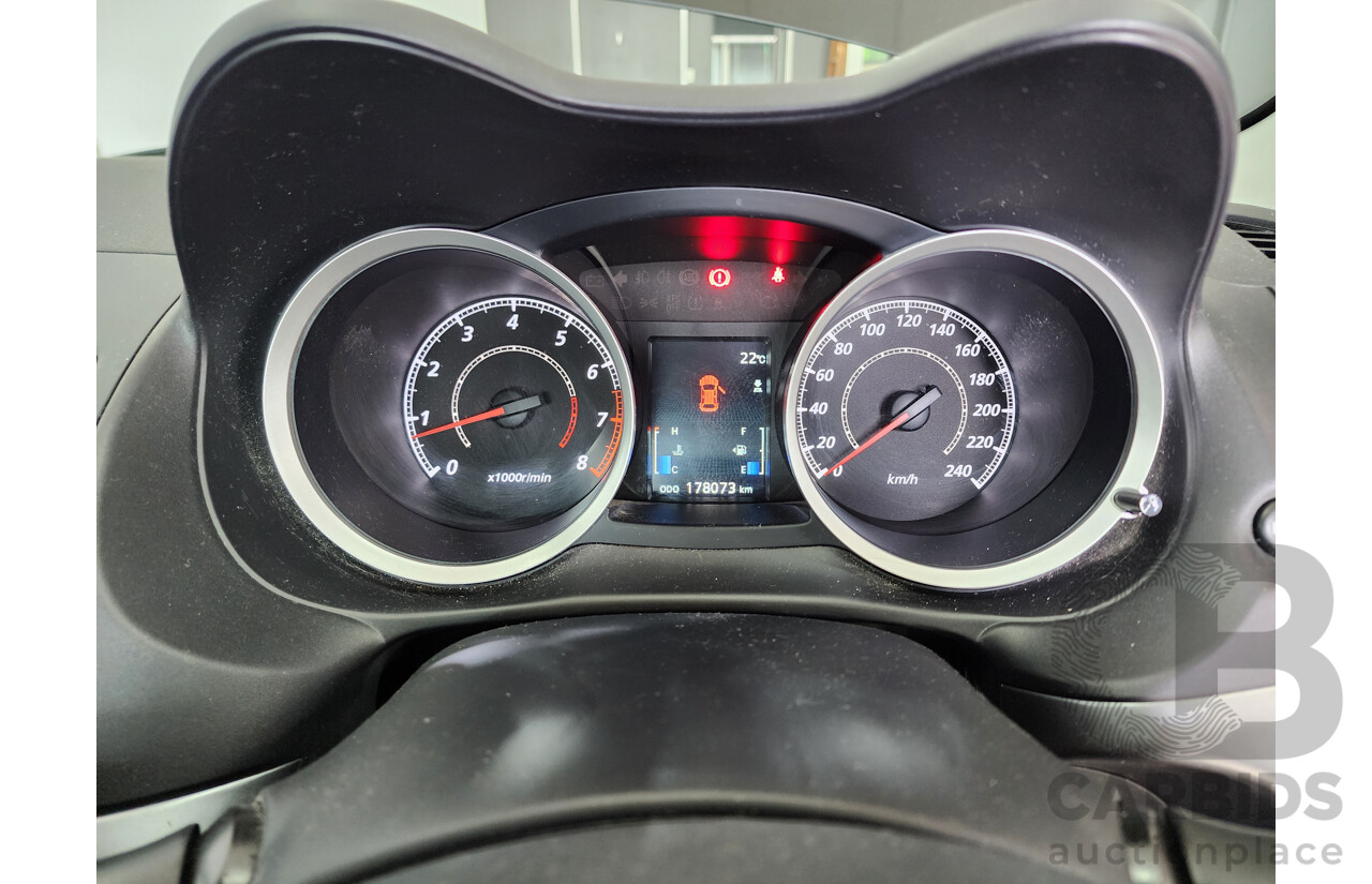 6/2011 Mitsubishi Lancer VR Sportback CJ MY10 5d Hatchback Black 2.0L