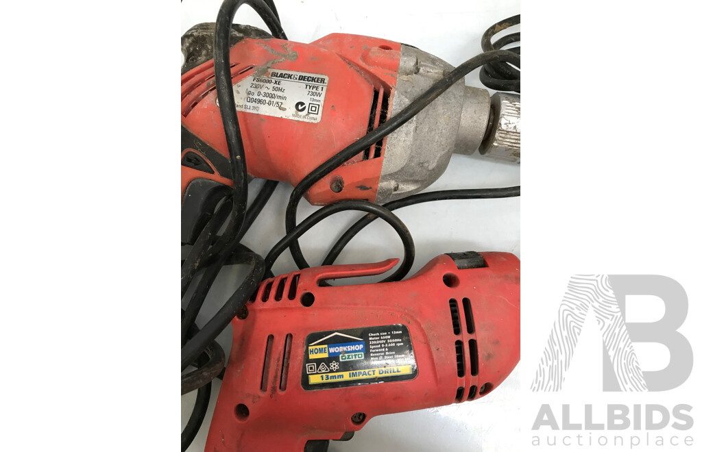 Assorted Lot of Tools Including Corded Tools Such as Paint Sprayer, Drills, and More