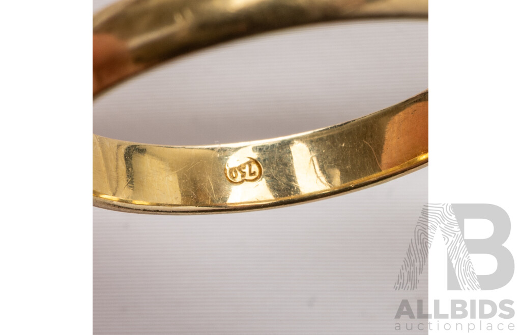 18ct Diamond Solitaire Engagement Ring, TDW 0.45ct, Size O, 2.91 Grams