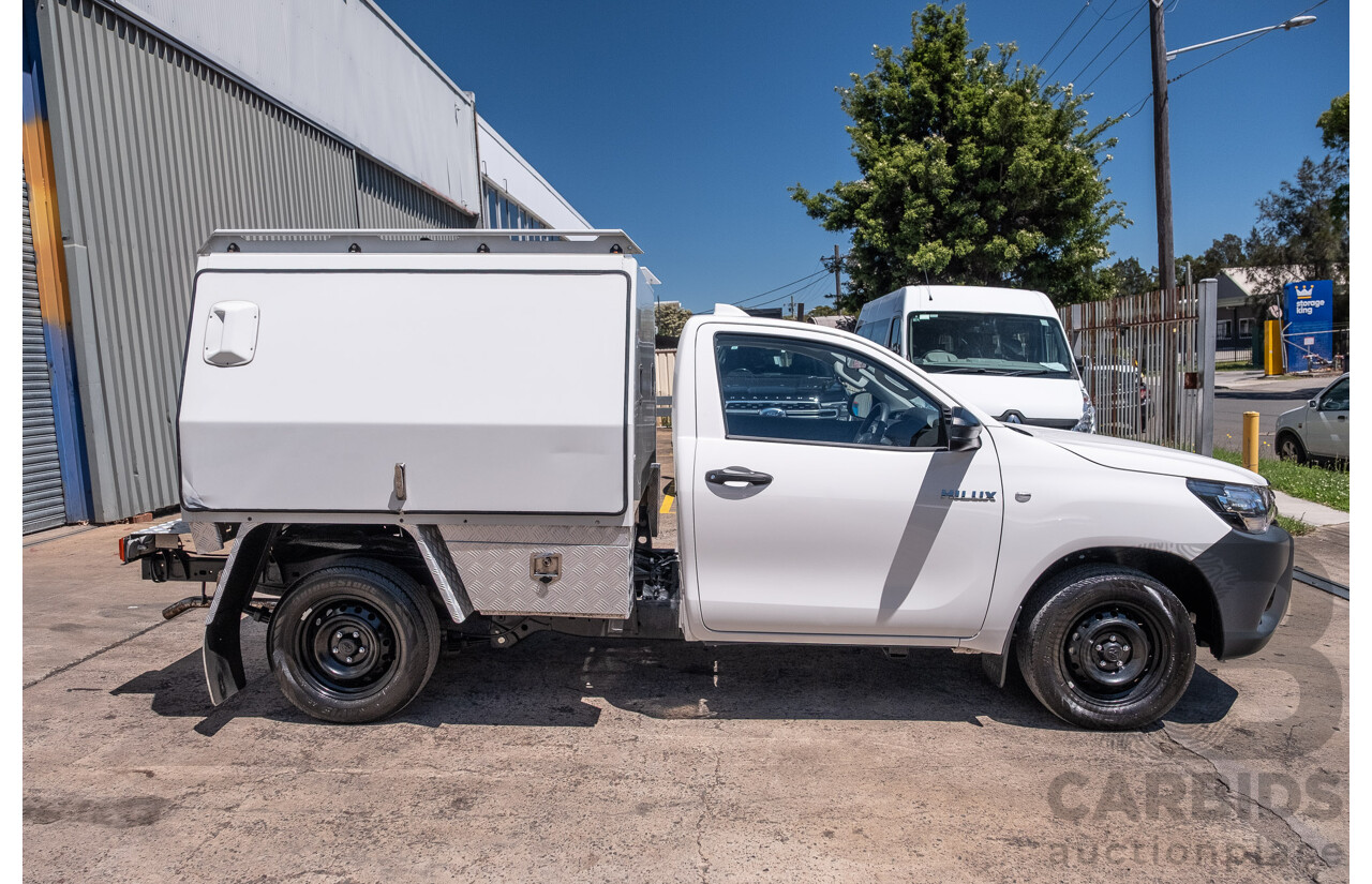 11/2023 Toyota Hilux Workmate (4x2) TGN121R C/Chas Glacier White 2.7L