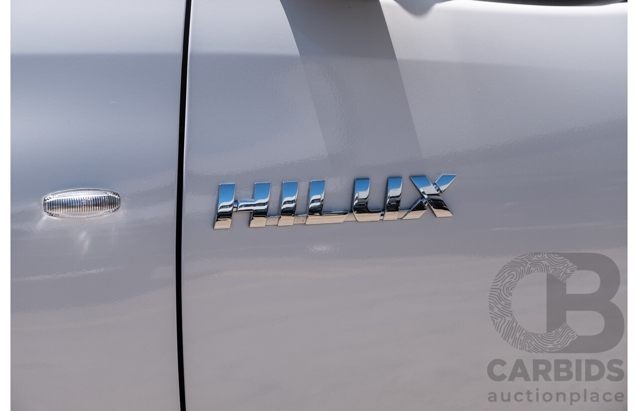 11/2023 Toyota Hilux Workmate (4x2) TGN121R C/Chas Glacier White 2.7L