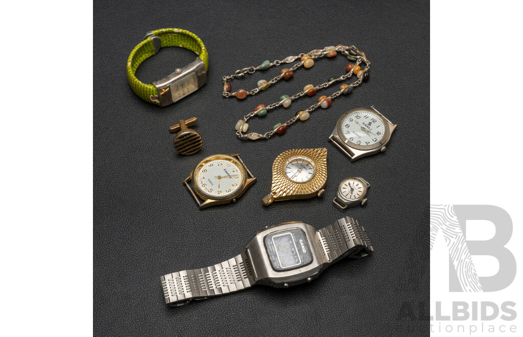 Collection of Vintage Woldman Pendant Watch, Lauristo & Sanli