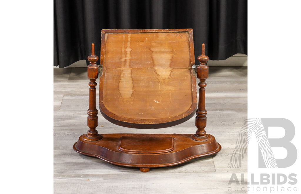 Victorian Mahogany Toilet Mirror