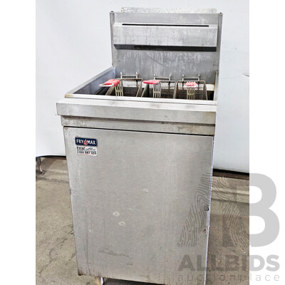 F.E.D Frymax 5 Burner Gas Fryer W/ Frying Baskets
