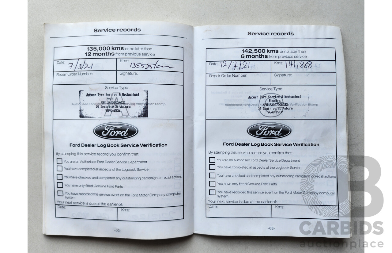 8/2014 Ford Kuga Ambiente (awd) TF 4d Wagon White 1.6L