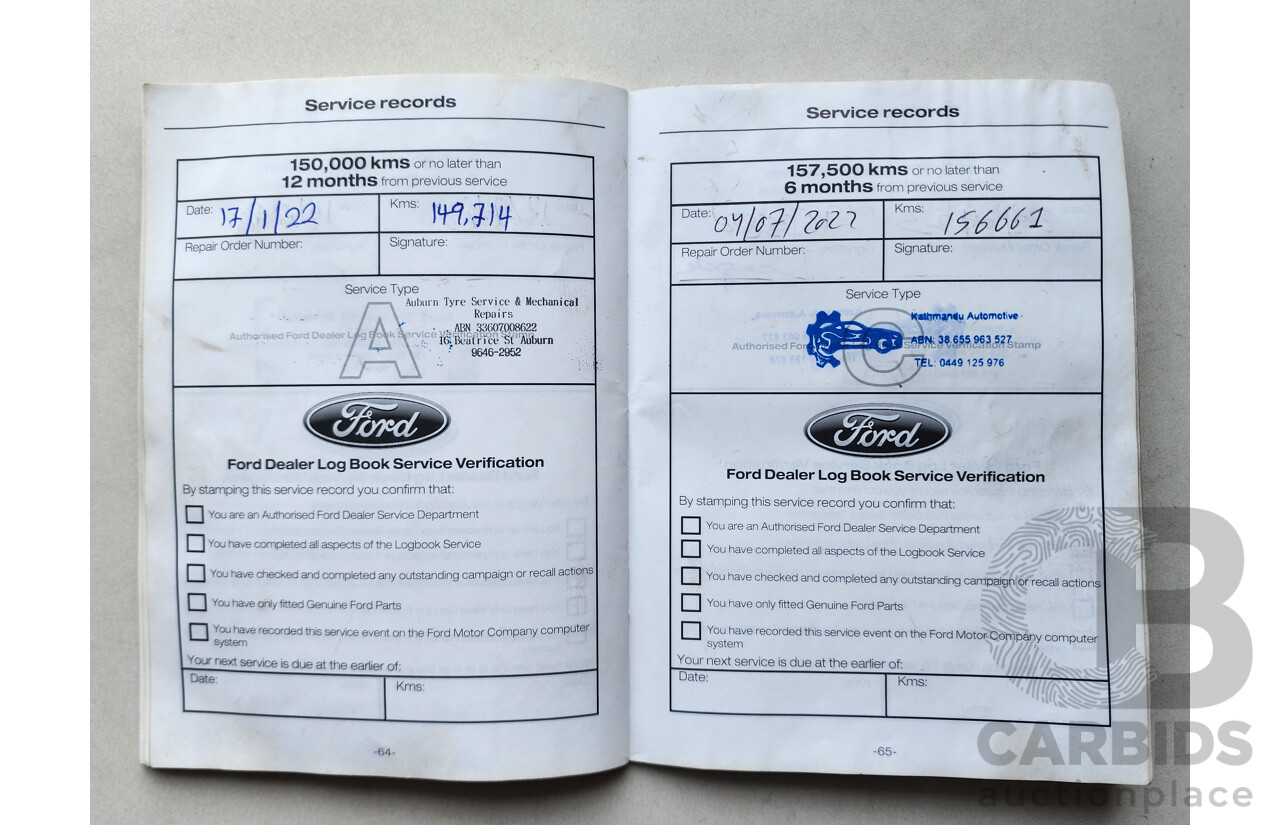 8/2014 Ford Kuga Ambiente (awd) TF 4d Wagon White 1.6L