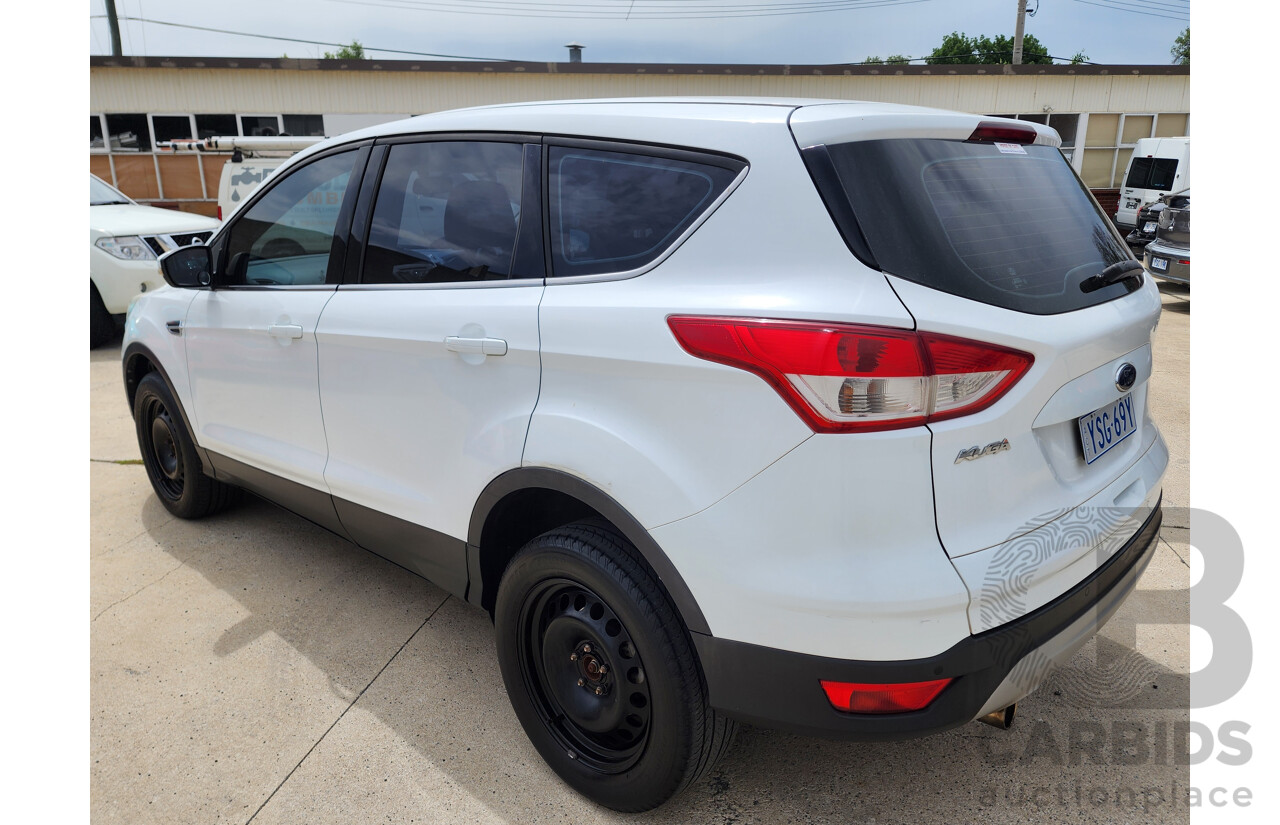 8/2014 Ford Kuga Ambiente (awd) TF 4d Wagon White 1.6L