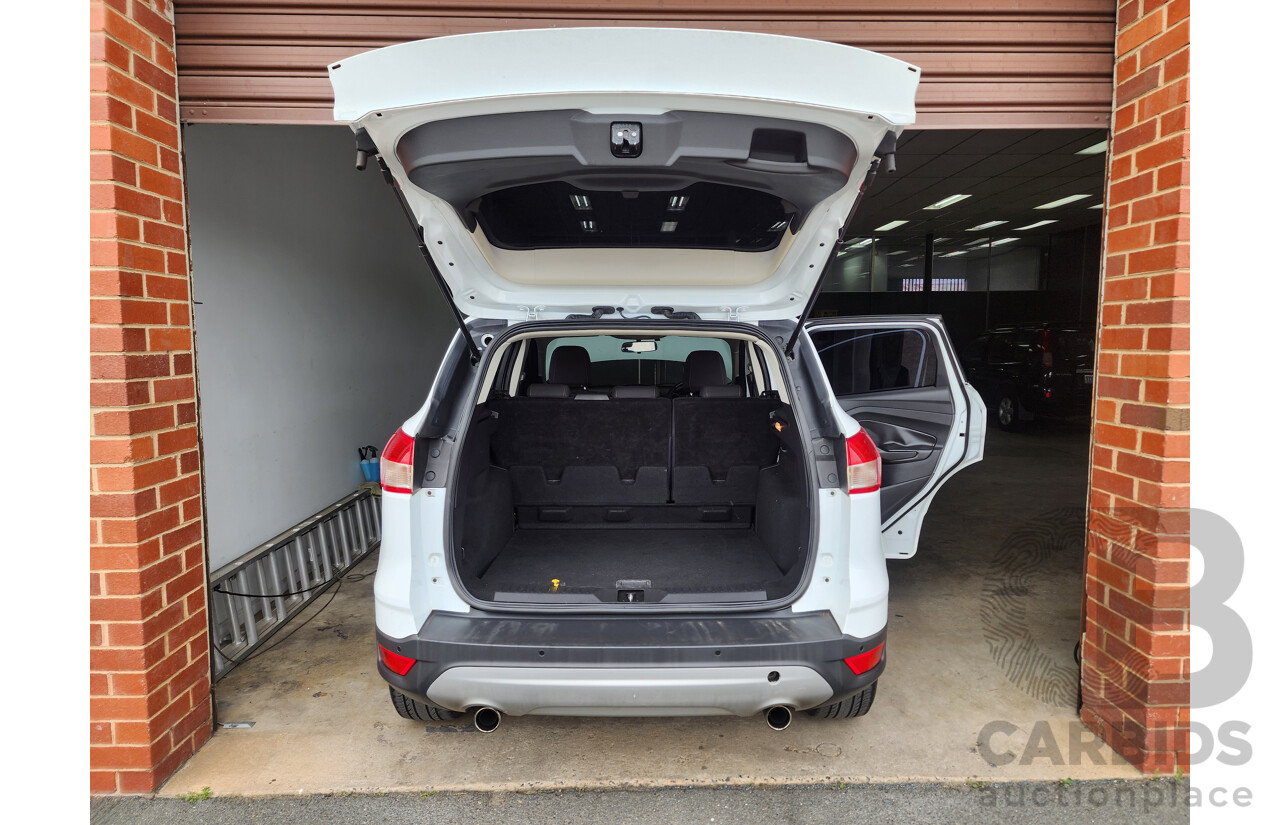 8/2014 Ford Kuga Ambiente (awd) TF 4d Wagon White 1.6L