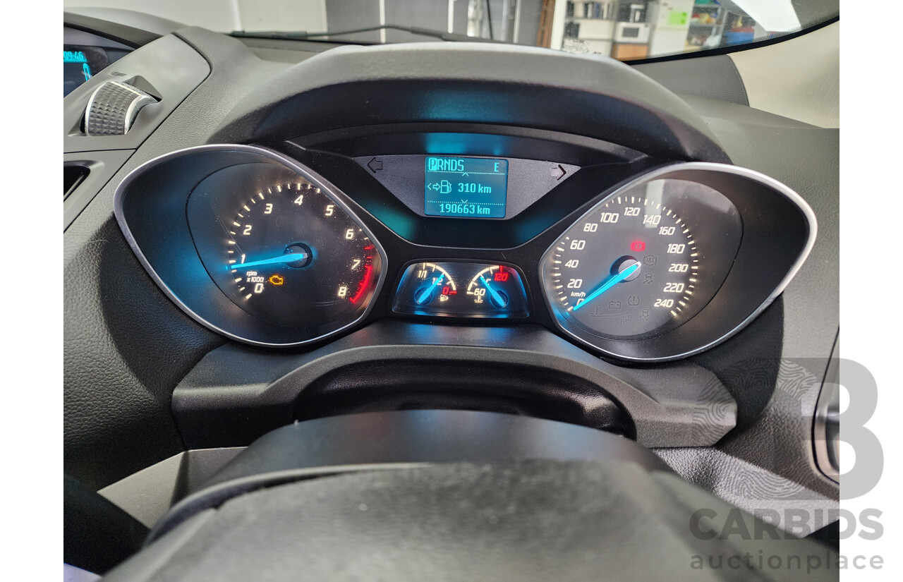 8/2014 Ford Kuga Ambiente (awd) TF 4d Wagon White 1.6L