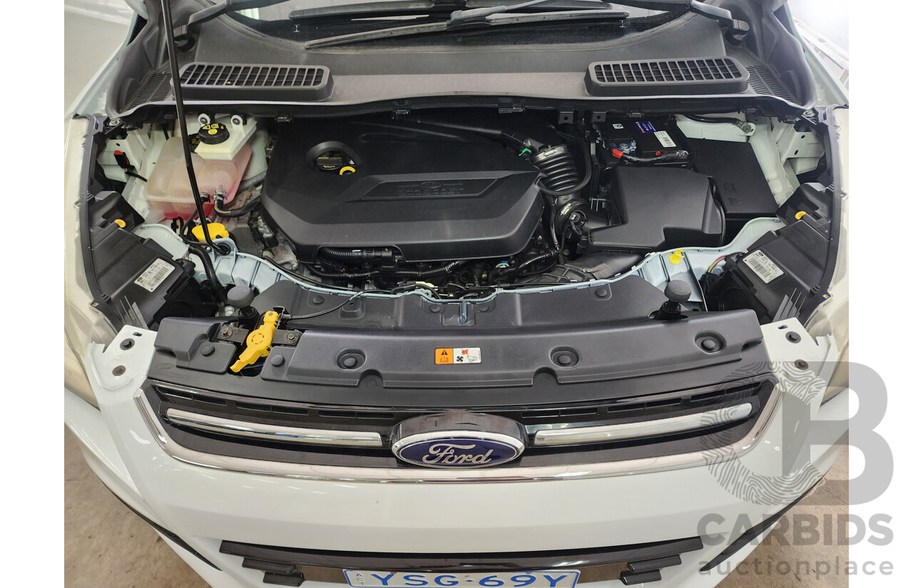 8/2014 Ford Kuga Ambiente (awd) TF 4d Wagon White 1.6L