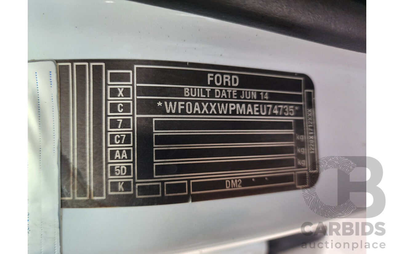 8/2014 Ford Kuga Ambiente (awd) TF 4d Wagon White 1.6L