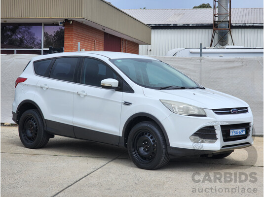 8/2014 Ford Kuga Ambiente (awd) TF 4d Wagon White 1.6L