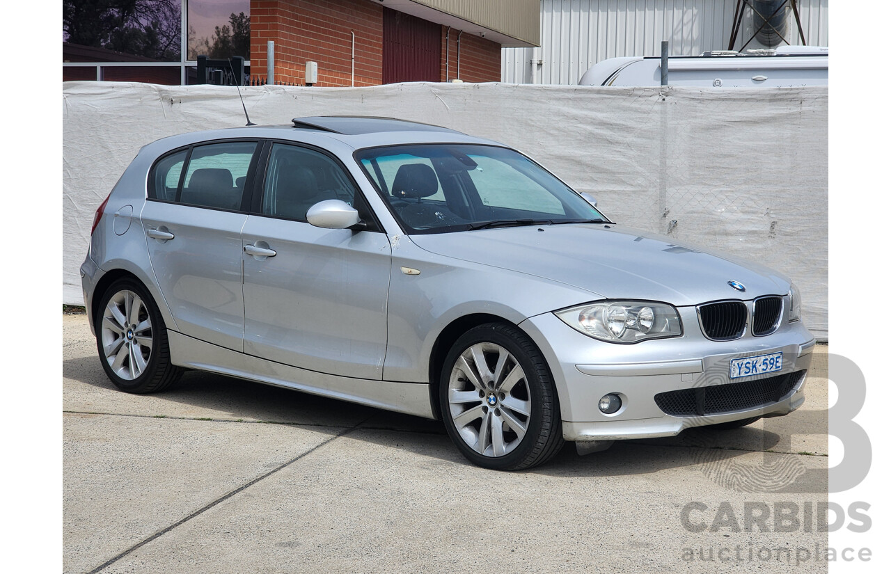 10/2006 Bmw 1 20i E87 5d Hatchback Silver 2.0L