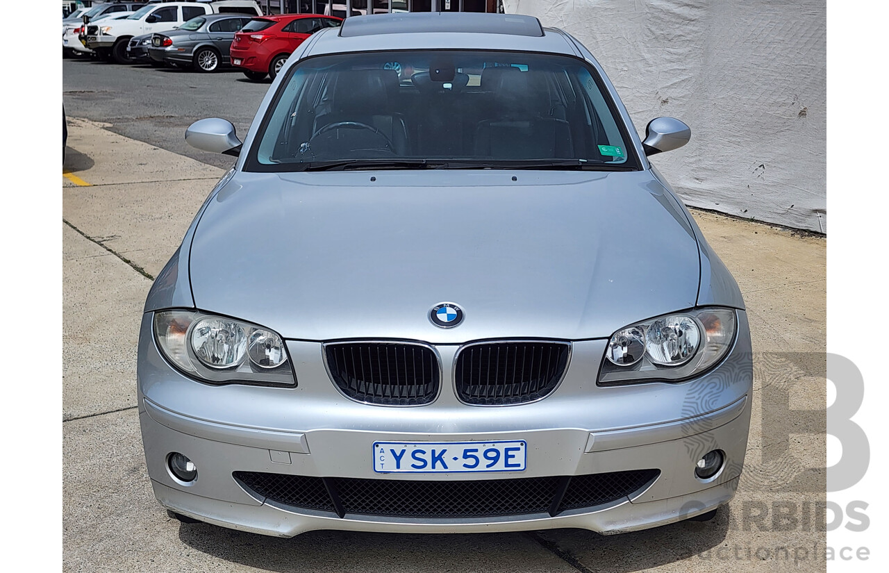 10/2006 Bmw 1 20i E87 5d Hatchback Silver 2.0L