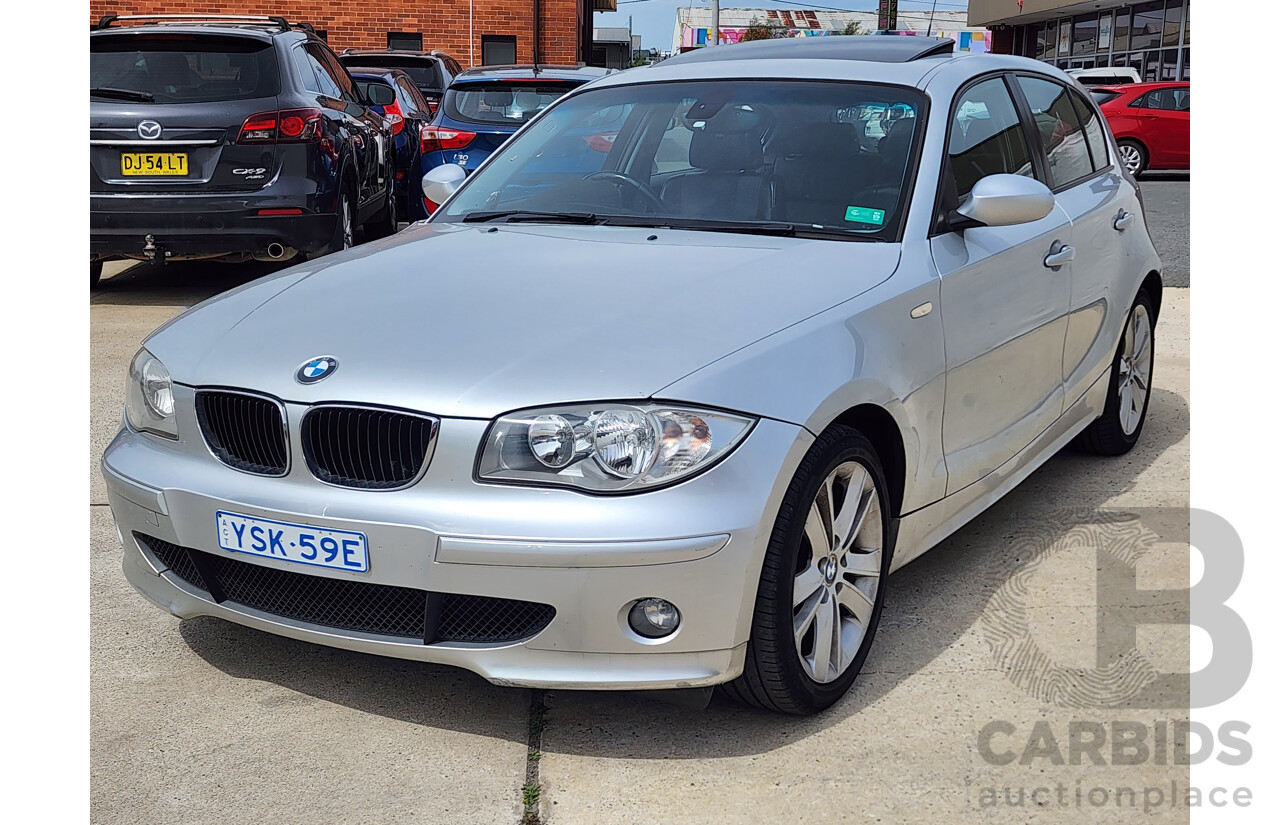 10/2006 Bmw 1 20i E87 5d Hatchback Silver 2.0L