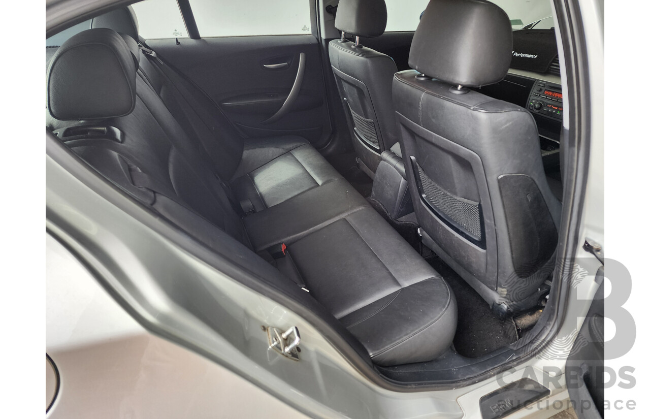 10/2006 Bmw 1 20i E87 5d Hatchback Silver 2.0L