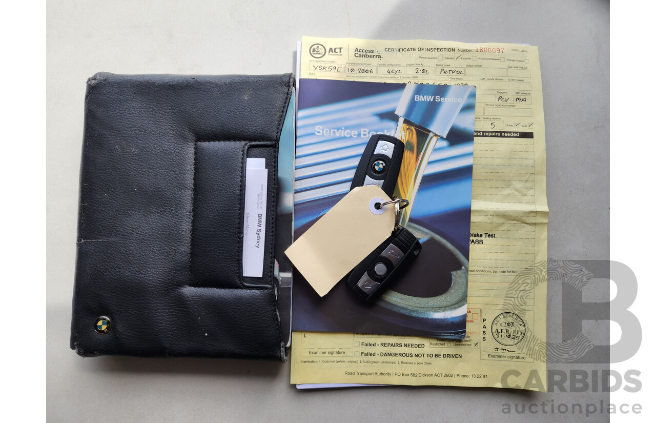 10/2006 Bmw 1 20i E87 5d Hatchback Silver 2.0L