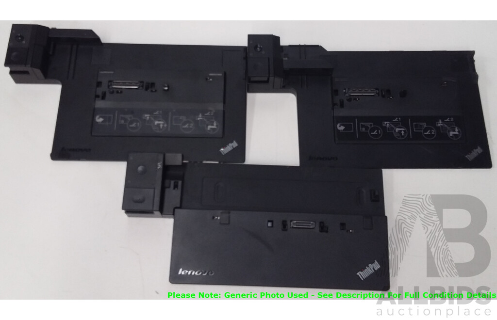 Assorted Lenovo Thinkpad Docking Stations - Approximately 200