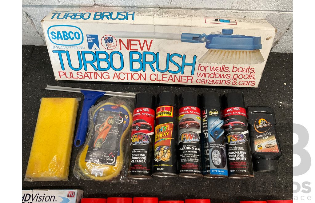 Assorted Automotive Cleanining Products