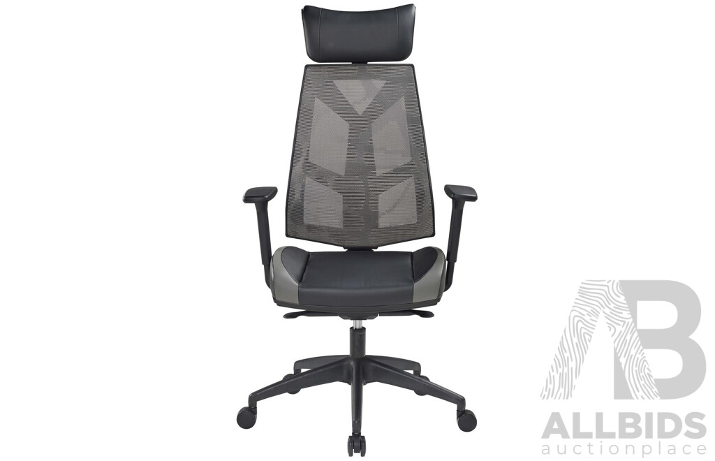 Pago Pinnacle Mesh High Backed Ergonomic Task Chair - Brand New -  ORP $389.00