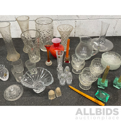 Assorted Vintage Collection of Bowls, Vases,  Including PRIMAVERA, MIKASA and More