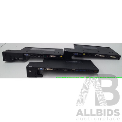 Assorted Lenovo Thinkpad Docking Stations - Approximately 200