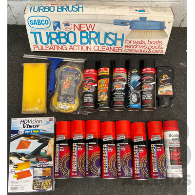 Assorted Automotive Cleanining Products