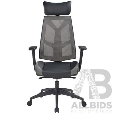 Pago Pinnacle Mesh High Backed Ergonomic Task Chair - Brand New -  ORP $389.00