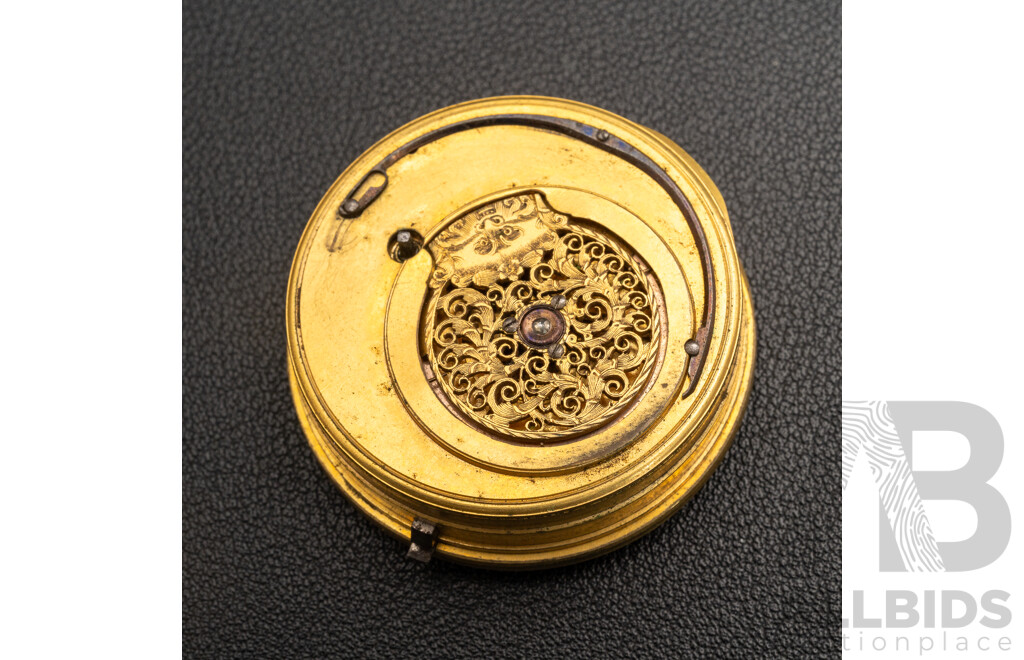 James McCabe Royal Exchange Verge Fuses Pocket Watch Movement, 44mm