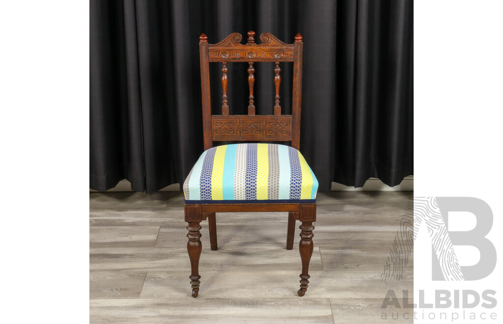 Late Edwardian Oak Carver Chair