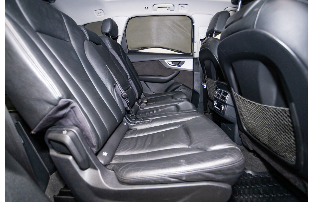 03/2017 Audi Q7 3.0 TDI QUATTRO (AWD) 4M MY17 4D Wagon Graphite Grey Metallic Turbo Diesel (200KW) 3.0L - 7 Seater