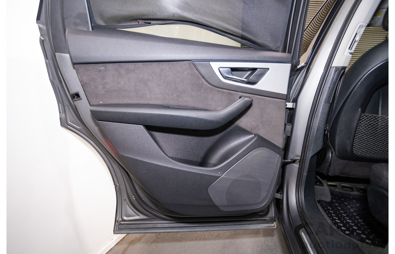 03/2017 Audi Q7 3.0 TDI QUATTRO (AWD) 4M MY17 4D Wagon Graphite Grey Metallic Turbo Diesel (200KW) 3.0L - 7 Seater