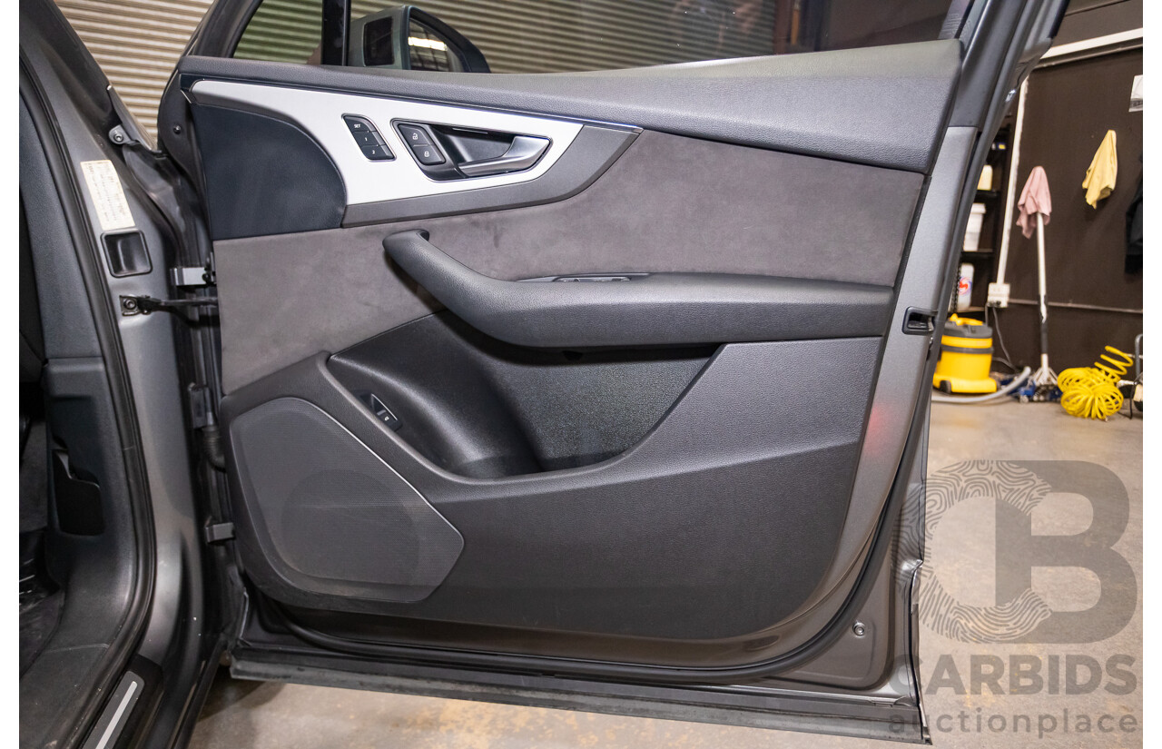 03/2017 Audi Q7 3.0 TDI QUATTRO (AWD) 4M MY17 4D Wagon Graphite Grey Metallic Turbo Diesel (200KW) 3.0L - 7 Seater