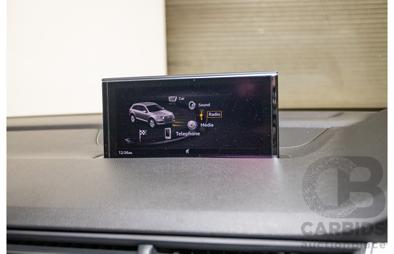 03/2017 Audi Q7 3.0 TDI QUATTRO (AWD) 4M MY17 4D Wagon Graphite Grey Metallic Turbo Diesel (200KW) 3.0L - 7 Seater