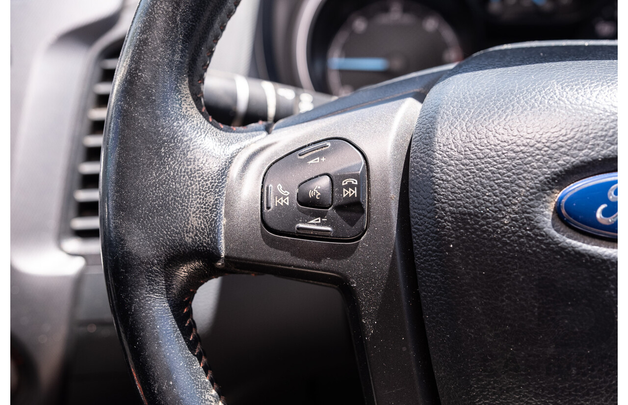 6/2015 Ford Ranger Wildtrak 3.2 (4x4) PX Crew Cab Utility Cool White Turbo Diesel 3.2L