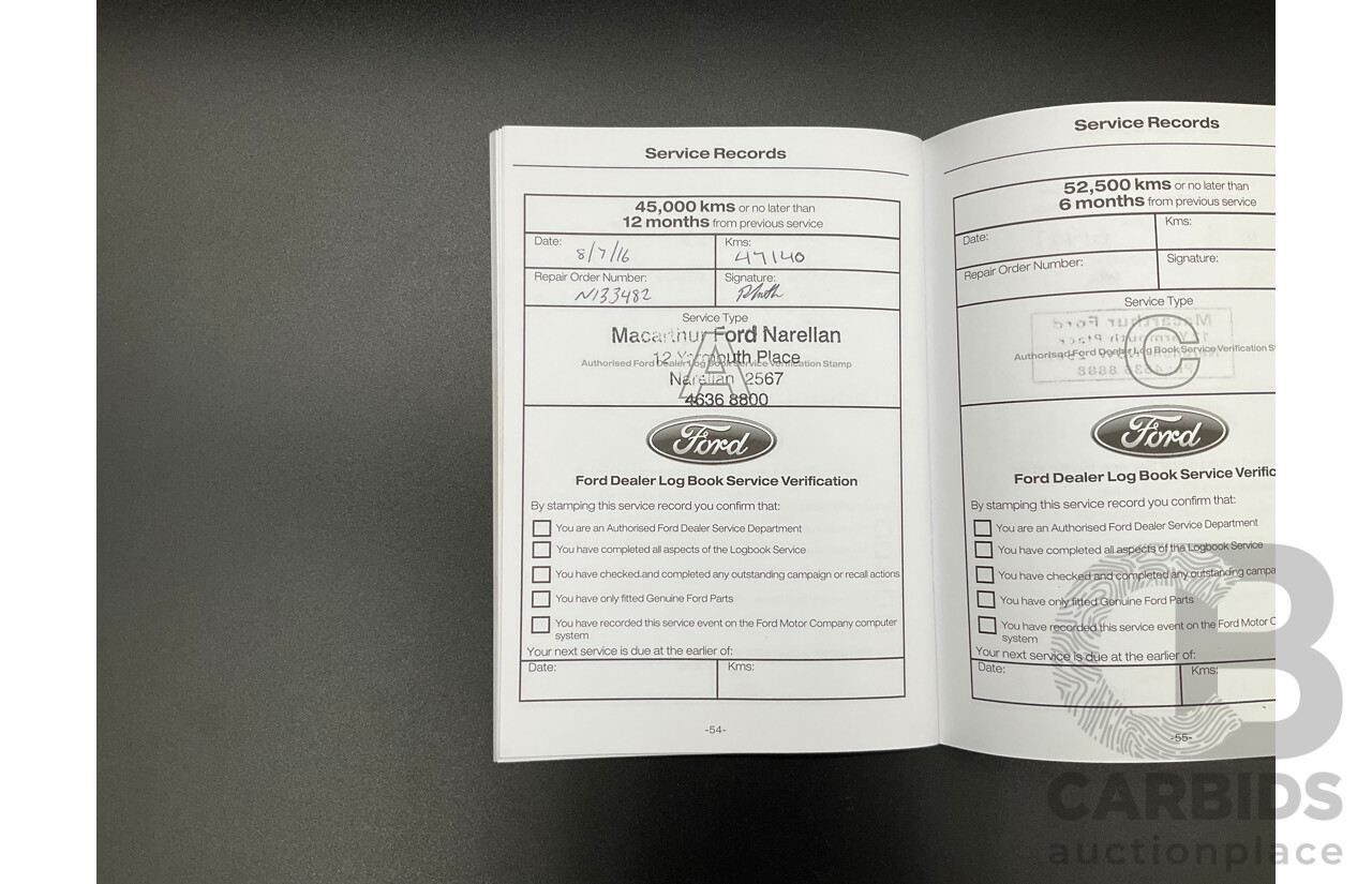 6/2015 Ford Ranger Wildtrak 3.2 (4x4) PX Crew Cab Utility Cool White Turbo Diesel 3.2L