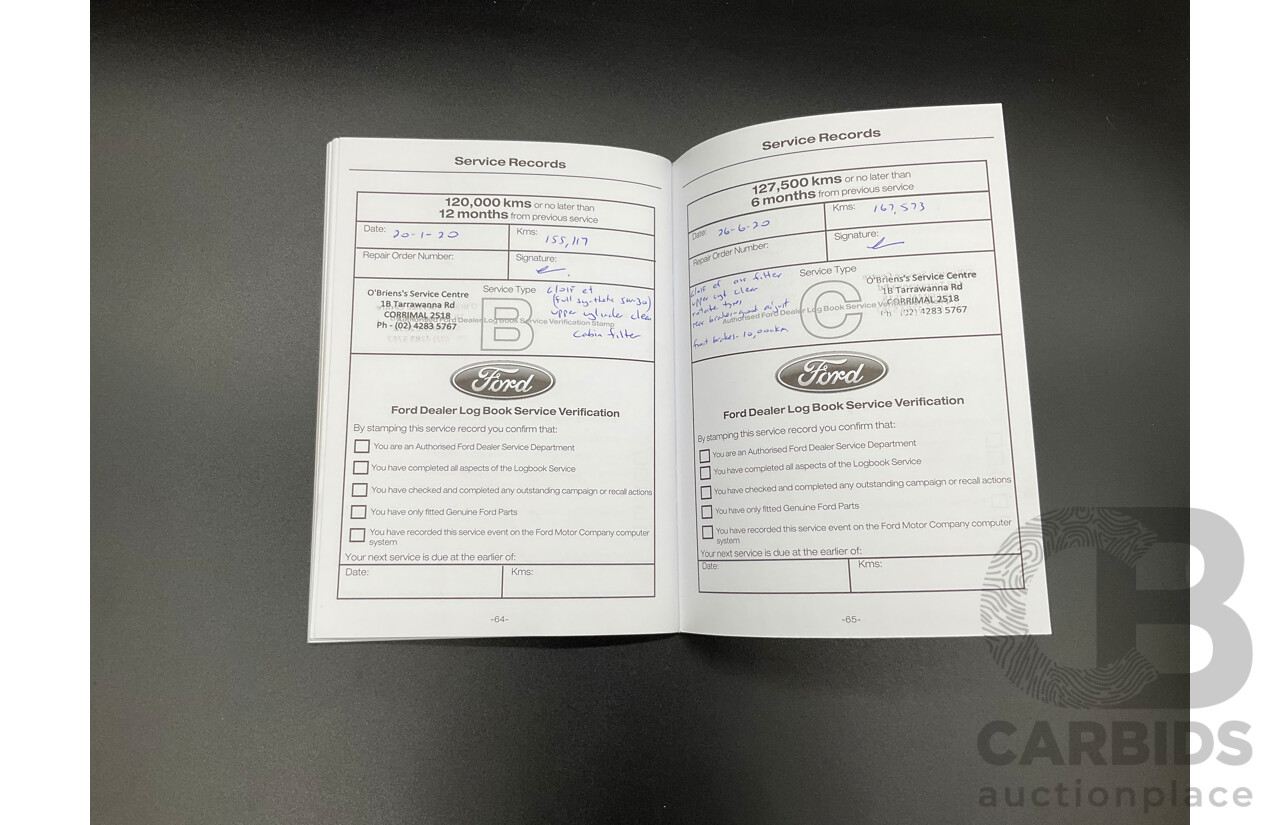 6/2015 Ford Ranger Wildtrak 3.2 (4x4) PX Crew Cab Utility Cool White Turbo Diesel 3.2L