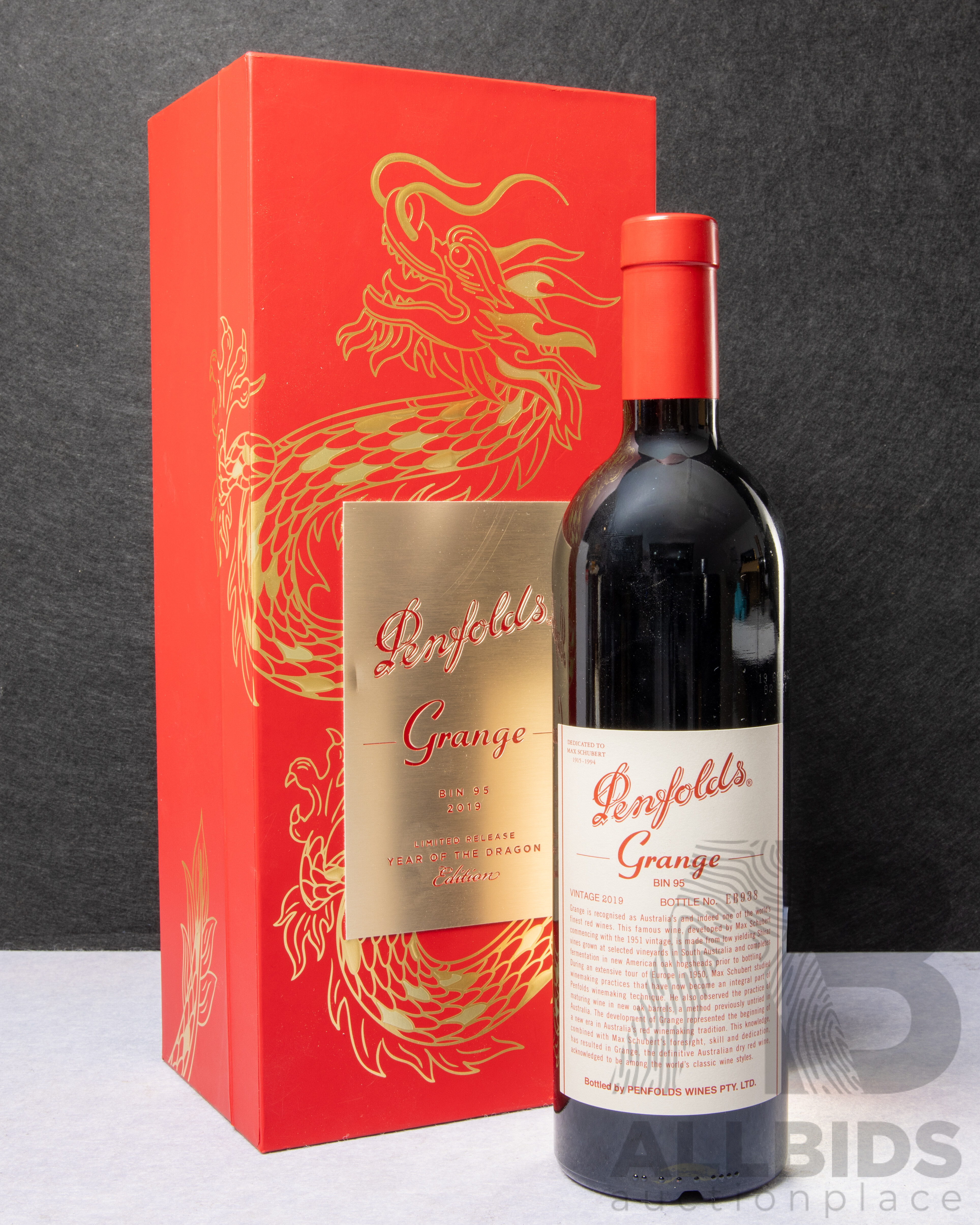 Year of the Dragon Penfolds Grange - Lot 1630507 | EHVA