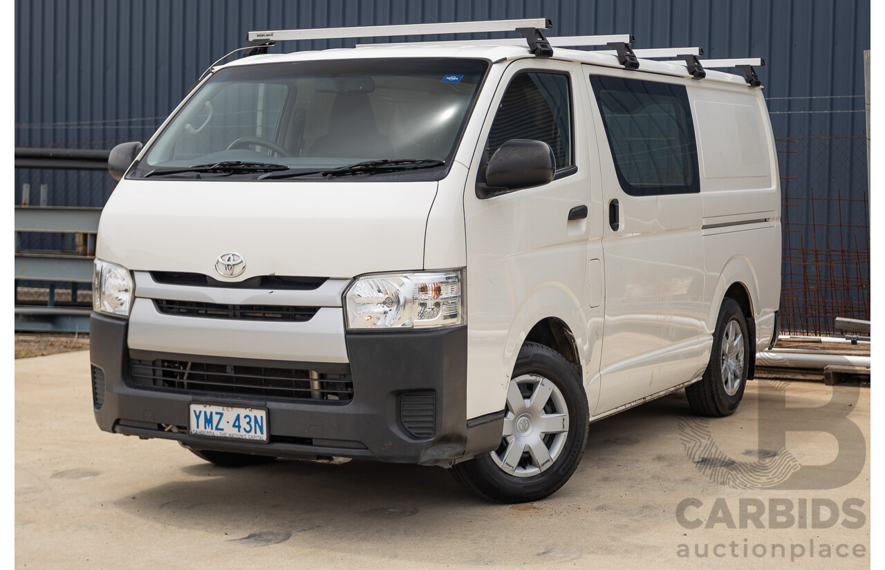 03/2016 Toyota Hiace LWB KDH201R MY16 4d Van Turbo Diesel 3.0L