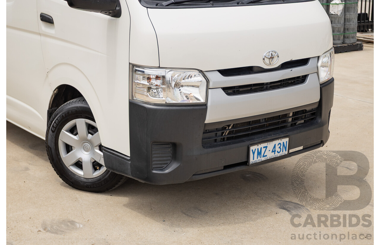 03/2016 Toyota Hiace LWB KDH201R MY16 4d Van Turbo Diesel 3.0L
