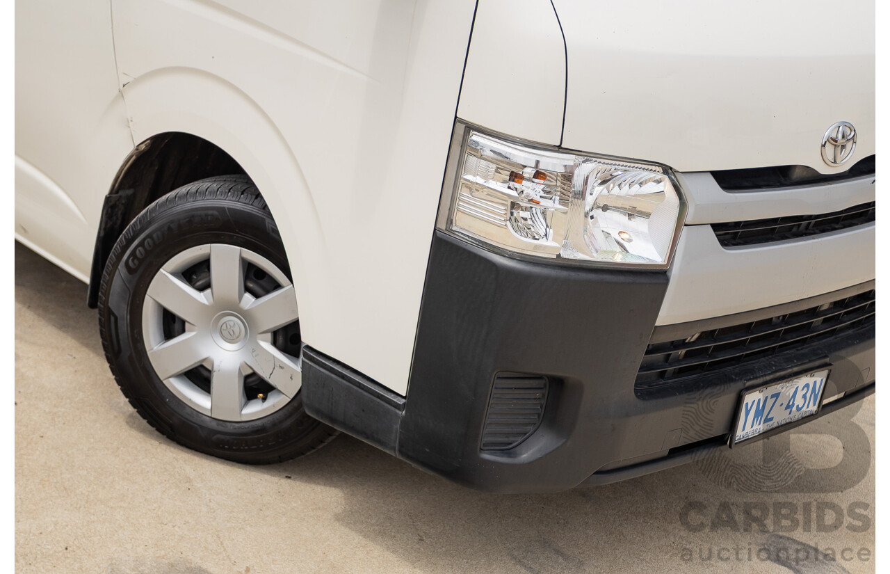 03/2016 Toyota Hiace LWB KDH201R MY16 4d Van Turbo Diesel 3.0L